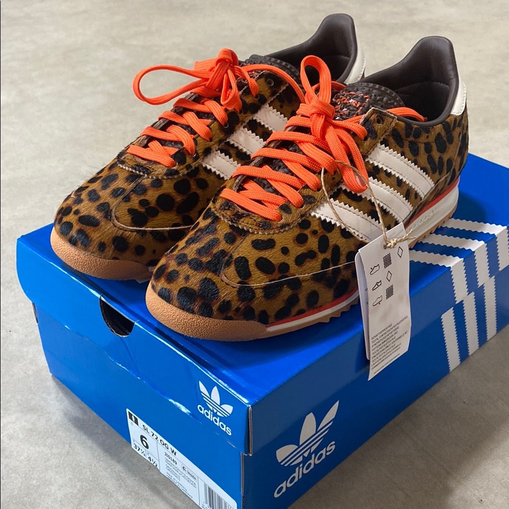 Adidas SL72 Animal Print Sneakers
